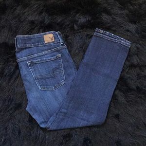 American Eagle Jean Capris